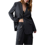 Blazer donna in flanella