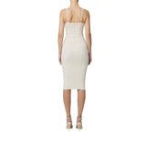 Abito donna in maglia punto stoffa con cintura