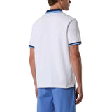 Polo uomo con bordi a righe