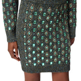 Gonna donna gioiello mouliné