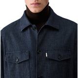 Overshirt uomo in denim