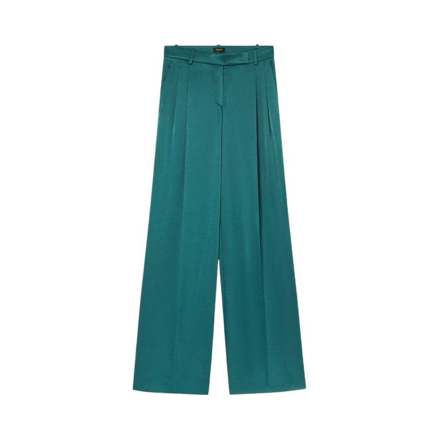 Pantaloni donna tailored in satin