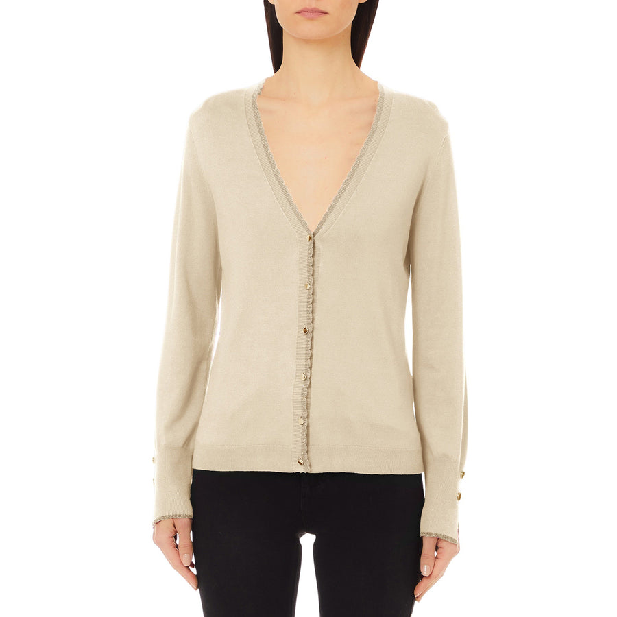 Cardigan donna con bottoni