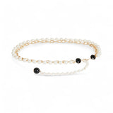 Cintura donna a catena con perle