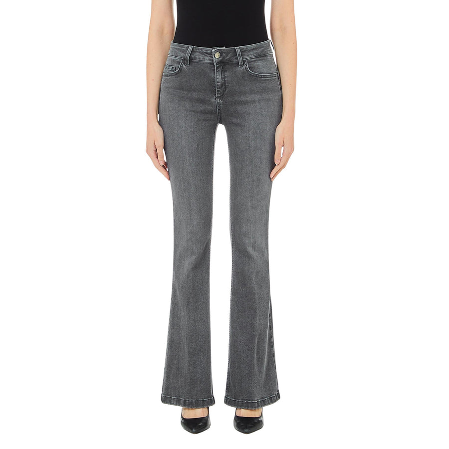 Jeans donna flare stretch