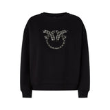 Felpa donna con logo Love Birds gioiello