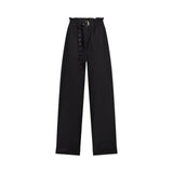 Pantaloni donna a vita alta