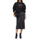 Felpa donna con logo Love Birds gioiello