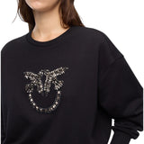 Felpa donna con logo Love Birds gioiello