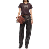 T-shirt donna con logo Love Birds gioiello