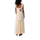 Abito donna lungo con rouches