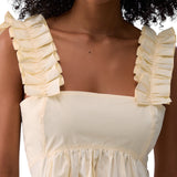 Abito donna lungo con rouches