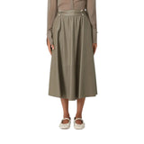 Gonna  donna in tessuto spalmato