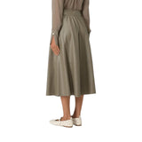 Gonna  donna in tessuto spalmato