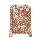 Maglia donna dalla stampa maculata