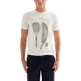 T-shirt Uomo Girocollo Stampa Sportiva QB24