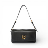 Borsa a tracolla media Love Bag Click Soft Horizontal Handle in pelle