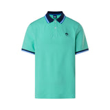 Polo uomo con bordi a righe
