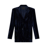 Blazer donna in velluto