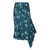 Gonna donna midi con drappeggio