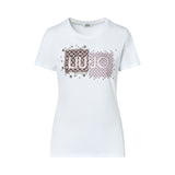 T-shirt donna con logo