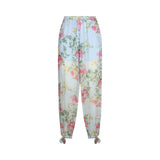 Pantaloni donna a fiori