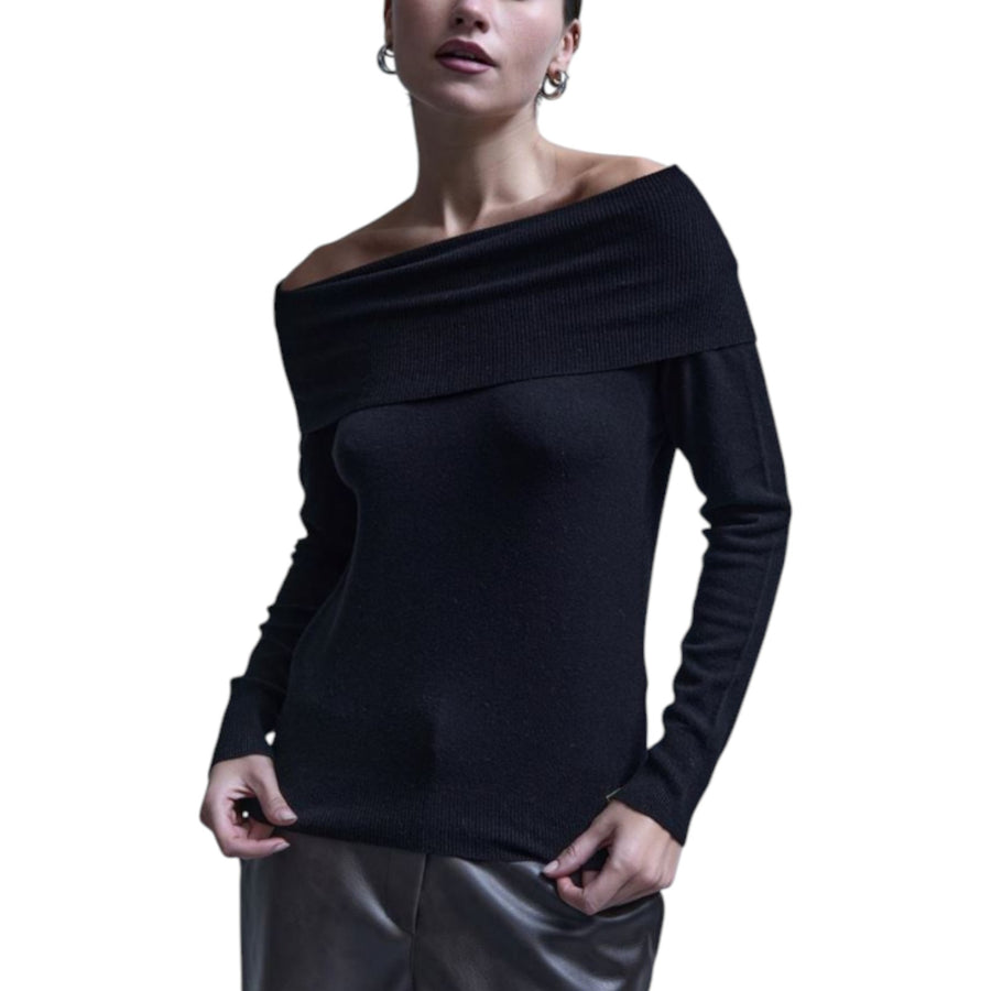 Maglia donna off shoulder