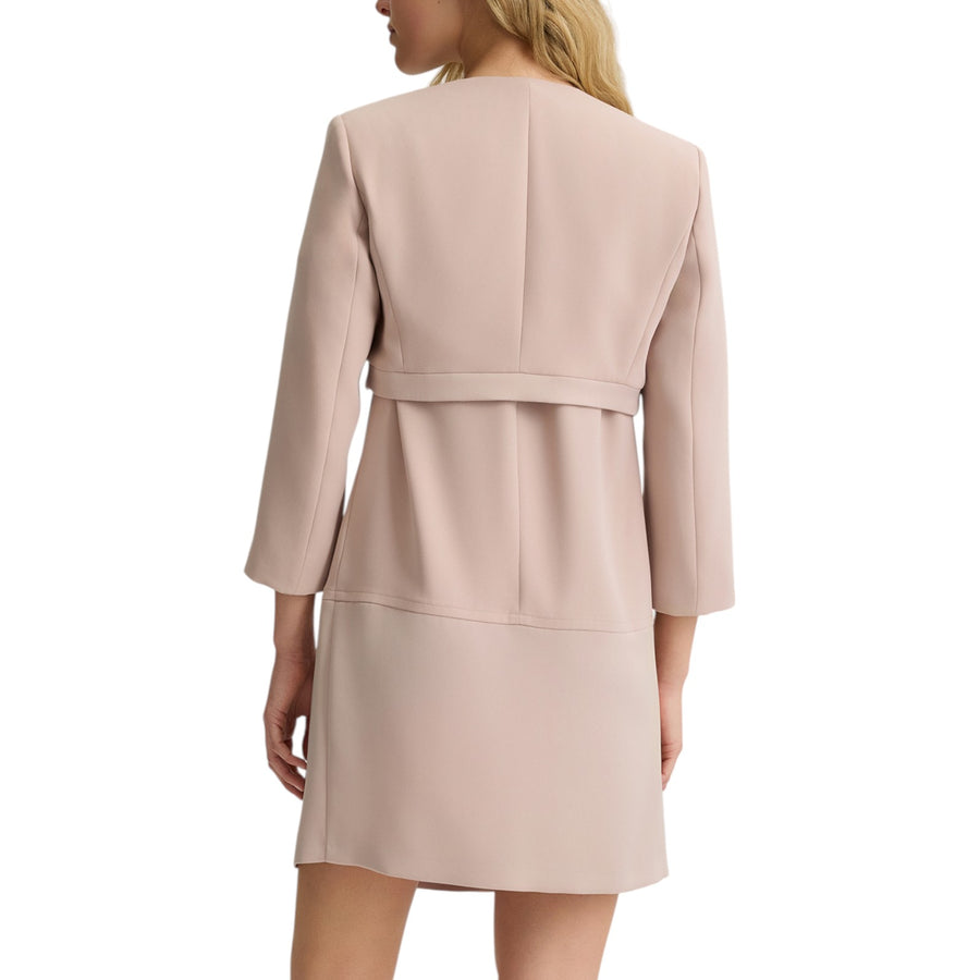 Giacca donna cropped in envers satin