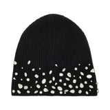 Berretto donna con castoni