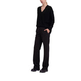 Pantaloni donna stretch con elastico logato