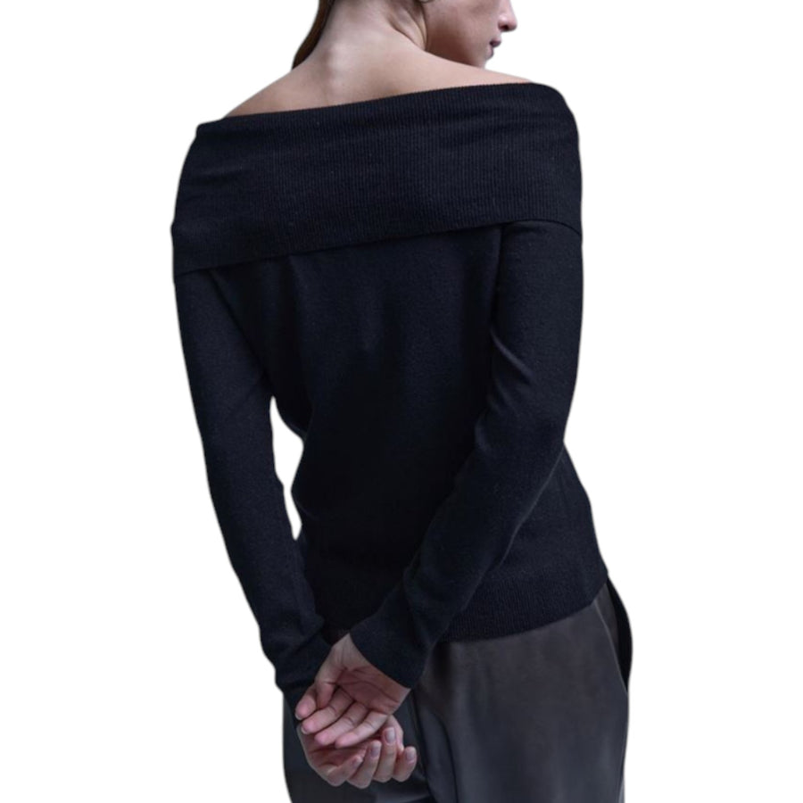 Maglia donna off shoulder