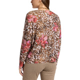 Maglia donna dalla stampa maculata