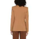 Blazer donna con revers a lancia