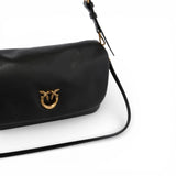 Borsa a tracolla media Love Bag Click Soft Horizontal Handle in pelle