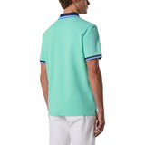 Polo uomo con bordi a righe