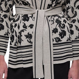 Cardigan donna jacquard