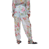 Pantaloni donna a fiori