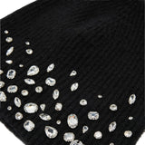 Berretto donna con castoni