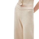 Pantalone donna in maglia pelliccetta