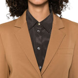 Blazer donna con revers a lancia