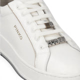 Sneakers donna in pelle con logo