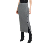 Gonna donna lunga in maglia