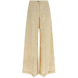 Pantaloni donna a fiori