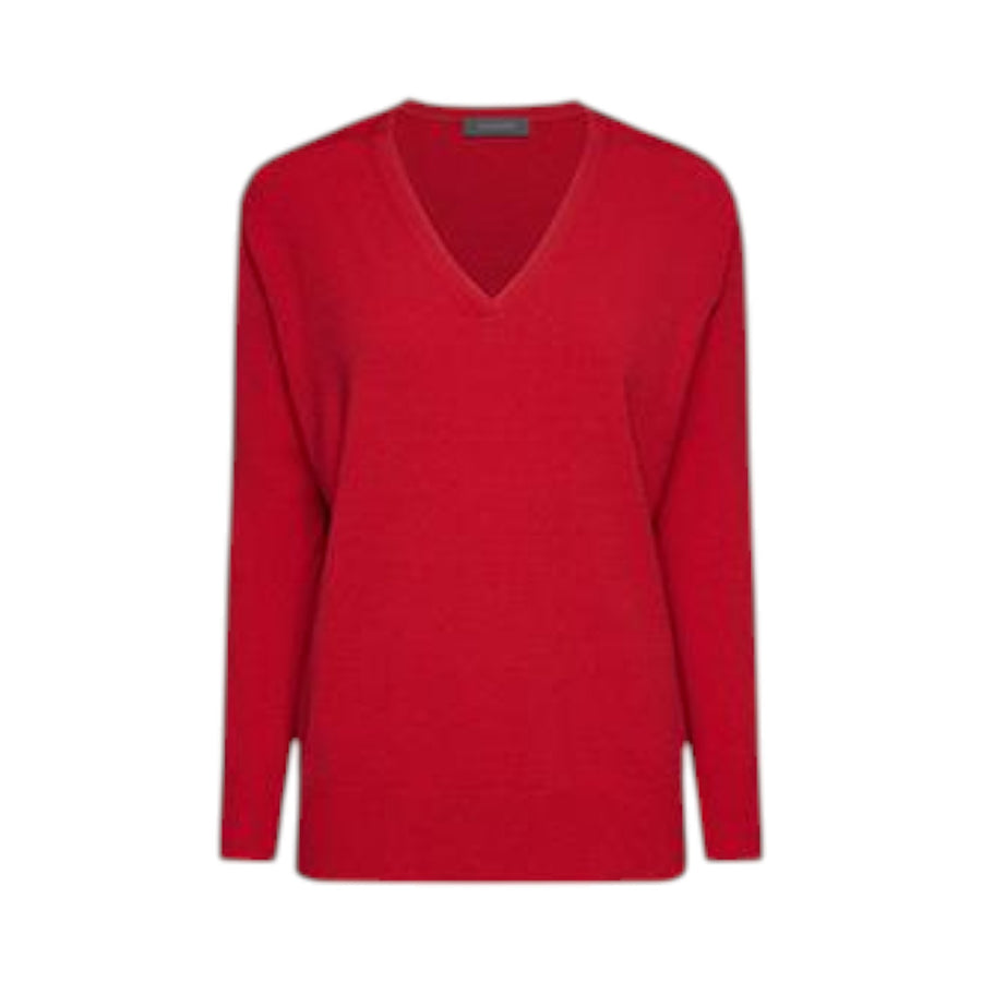 Maglia donna con scollo a V