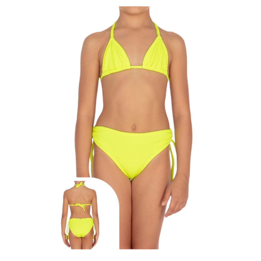 Bikini triangolo con slip fisso bimba