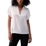 Blusa donna in raso
