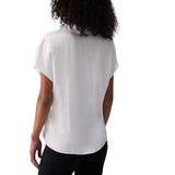 Blusa donna in raso