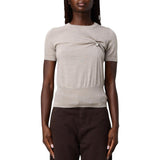 Maglia donna in lana con perle