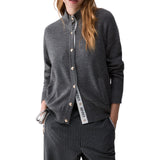 Cardigan donna in misto lana