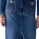 Gonna donna longuette in denim